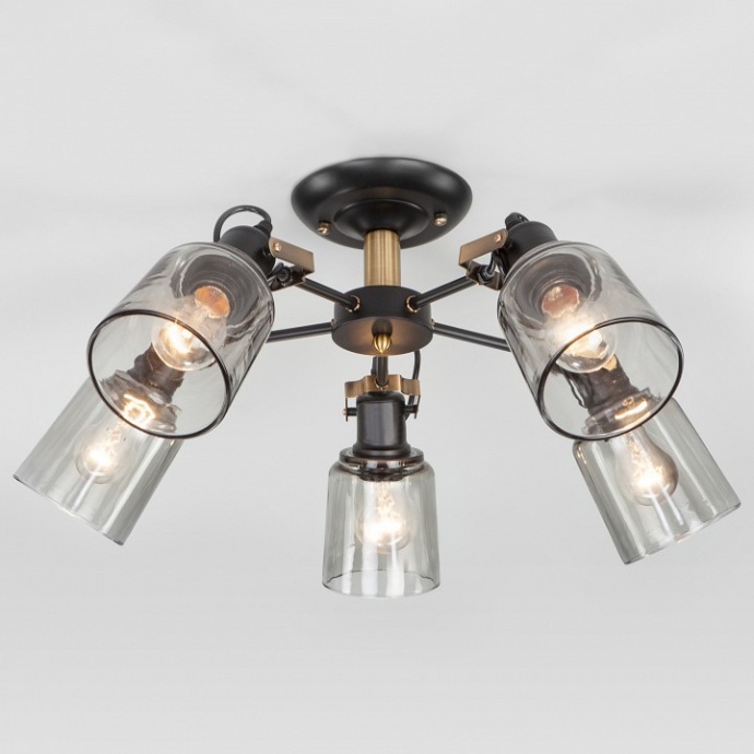 Потолочная люстра Eurosvet Astor 70111/5 черный - 0