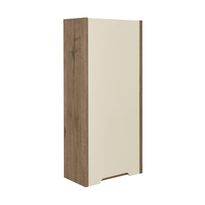 Шкаф подвесной Aquaton Оливия 35 R бежевый-светлое дерево 1A254703OLVGR - 0