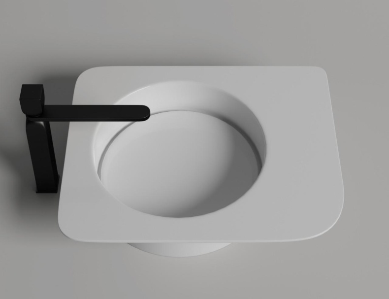 Раковина Salini Ninfea 110521M S-Stone, матовый - 4