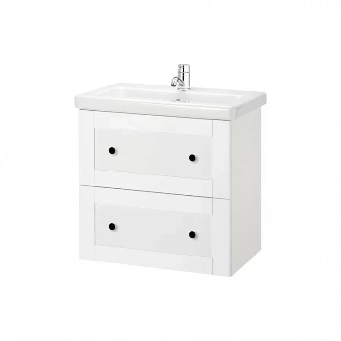 Тумба под раковину Бриклаер Хелена 60 белый  4627125416415 - 0