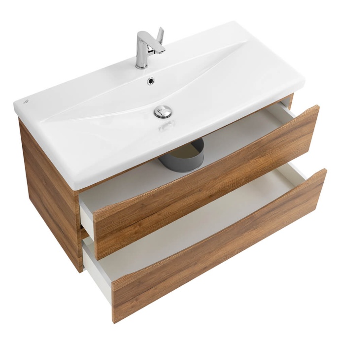 Тумба с раковиной BelBagno Marino-Cer 100 светлое дерево - 1