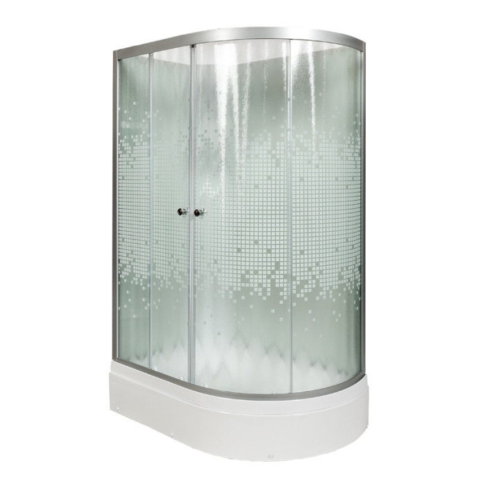 Душевая кабина Deto L 120х80 с гидромассажем, без крыши  L720LNGM - 0
