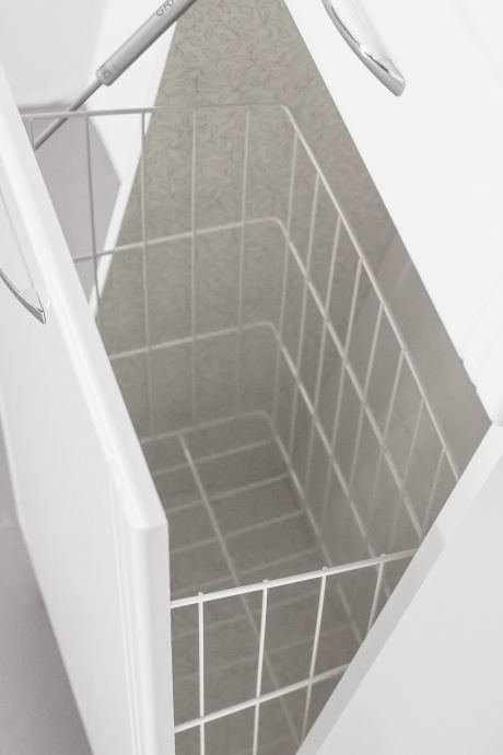 Шкаф-пенал Style Line Эко Стандарт 48 с бельевой корзиной, белый ЛС-00000249 - 6