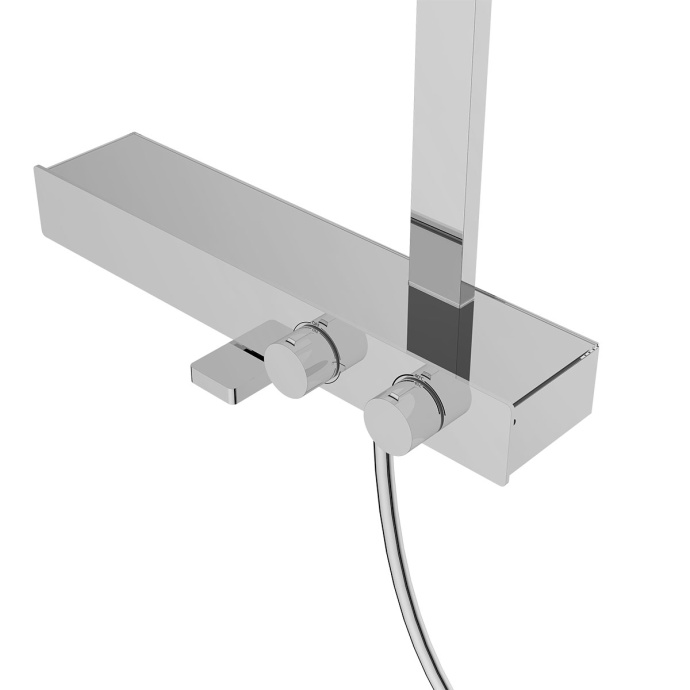 Душевая стойка Vincea Inspire термостатическая хром VSFS-3I13TCH - 4