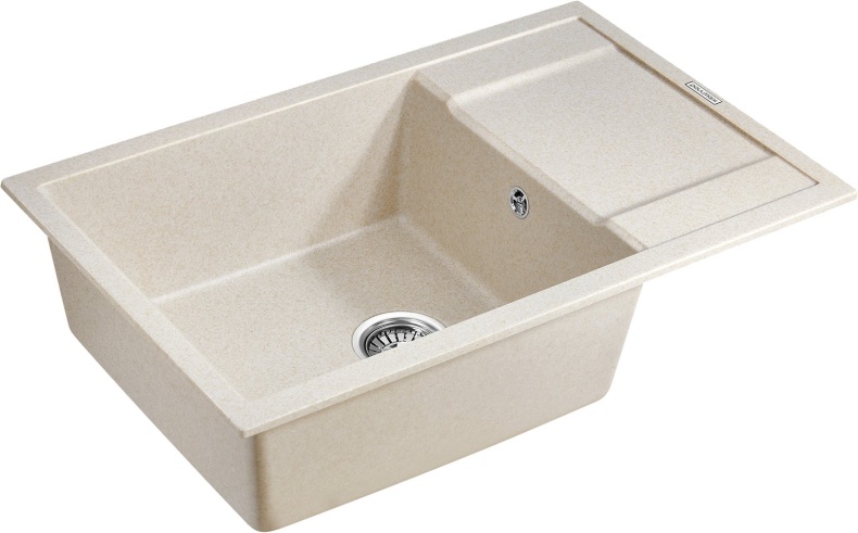 Мойка кухонная Paulmark Verlass 78 бежевый матовый PM317850-BE - 1