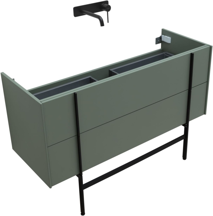 Тумба под раковину Allen Brau Reality 120 серо - зеленый матовый 1.32008.CGM - 10