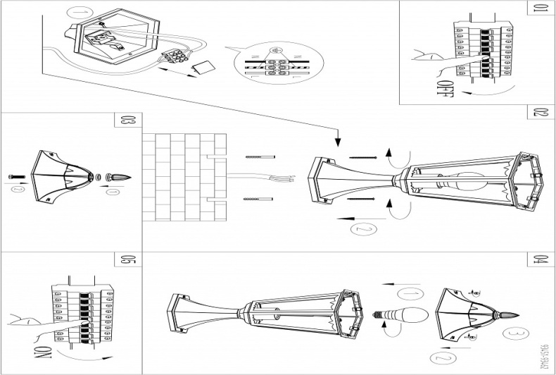 Уличный светильник Eglo Navedo 93462 - 1