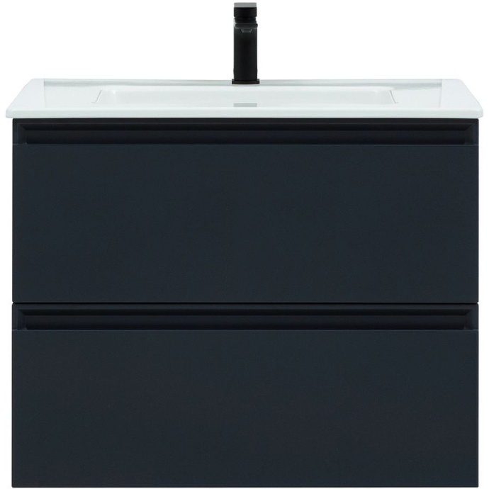 Тумба с раковиной Allen Brau Eclipse 80 черный матовый 1.E1002.AM - 1