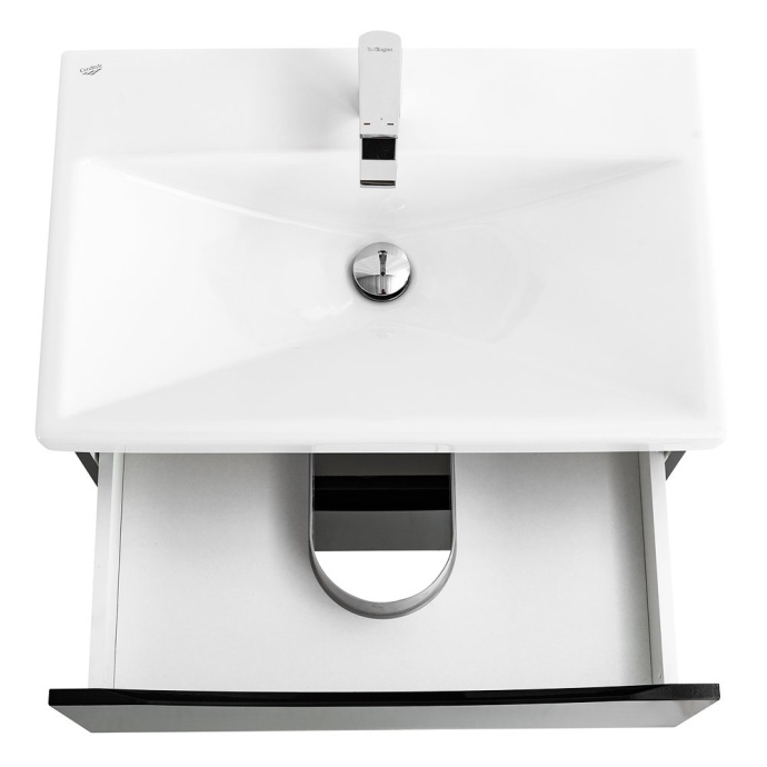 Тумба с раковиной Belbagno Marino 60 черный - 2