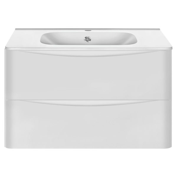 Тумба под раковину Vincea Paola 80 белая VMC-2P800GW - 0