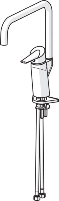 Смеситель для кухонной мойки Oras Optima new хром, черный  2733F - 4