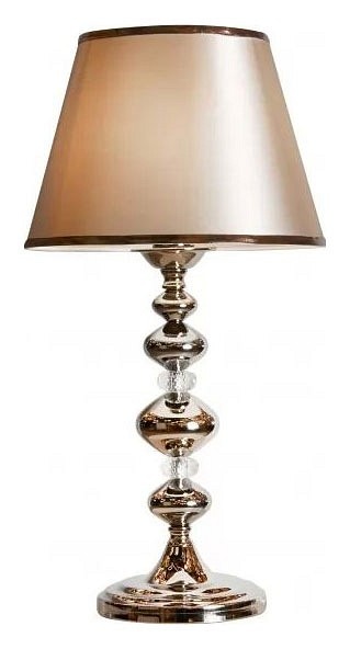 Настольная лампа декоративная iLamp Brooklyn T2401-1 Nickel - 0