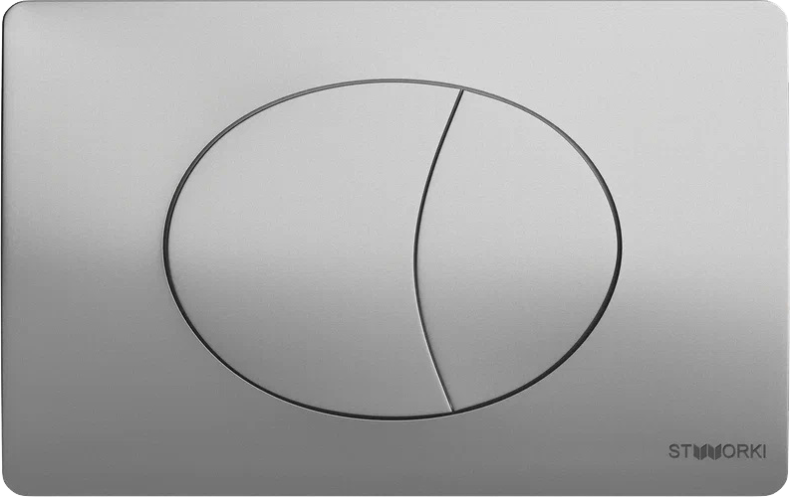 Кнопка смыва STWORKI 230823 хром матовый - 0