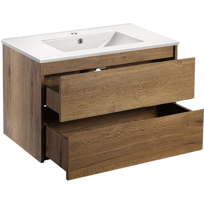 Тумба под раковину Vincea Gio 80 светлое дерево VMC-2G800TO - 1