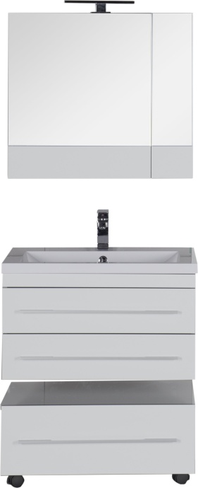 Мебель для ванной Aquanet Верона 75 подвесная белая 176669 - 24