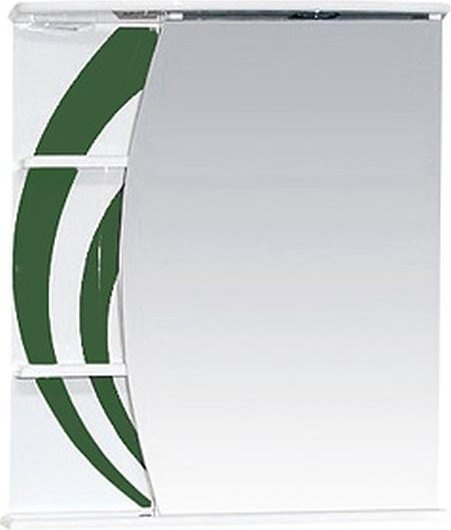 Мебель для ванной Misty Каролина 60 3 ящика L зеленое стекло - 6