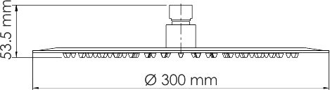 Верхний душ Wasserkraft Abens A160 - 1
