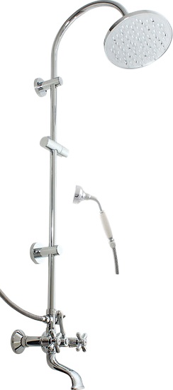 Душевая стойка Rav Slezak Morava retro хром MK159.5/3 - 0