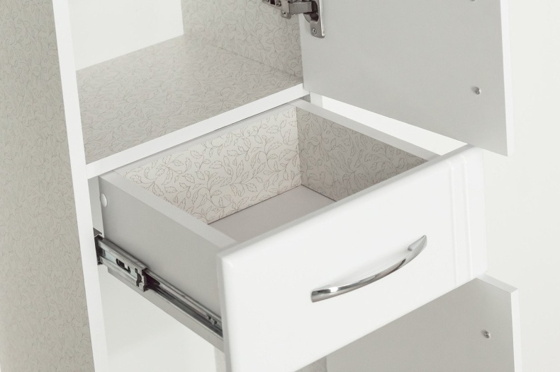 Шкаф-пенал Style Line Эко Стандарт 54 белый ЛС-00000371 - 2