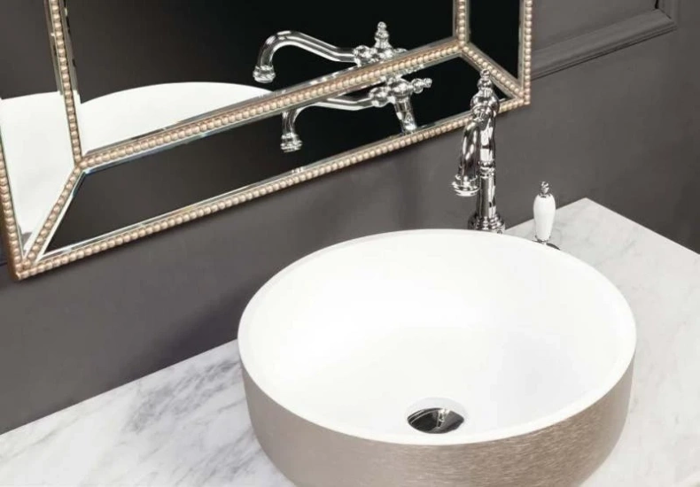  Раковина накладная Armadi Art NeoArt Corian 40 бежевый 819-DL - 1