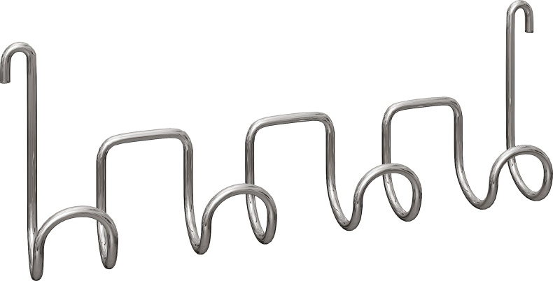 Крючок DIWO Смоленск П16539 четверной, хром - 0