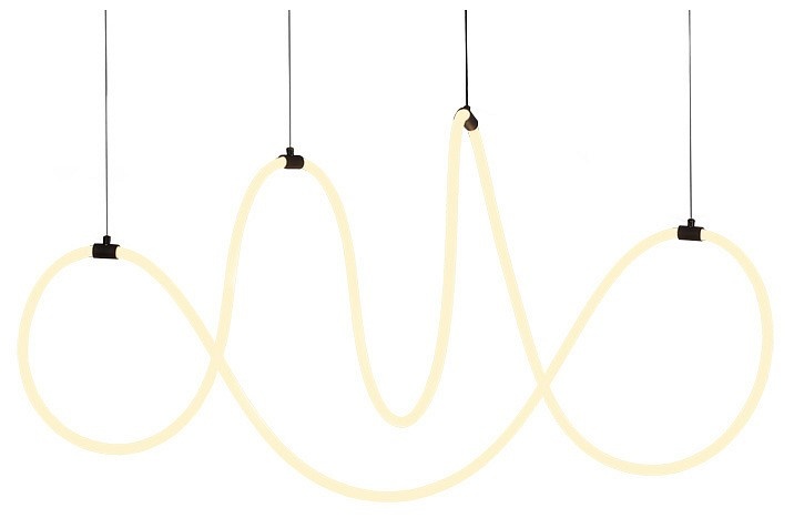 Подвесной светодный светильник Arte Lamp Klimt A2850SP-80BK - 0