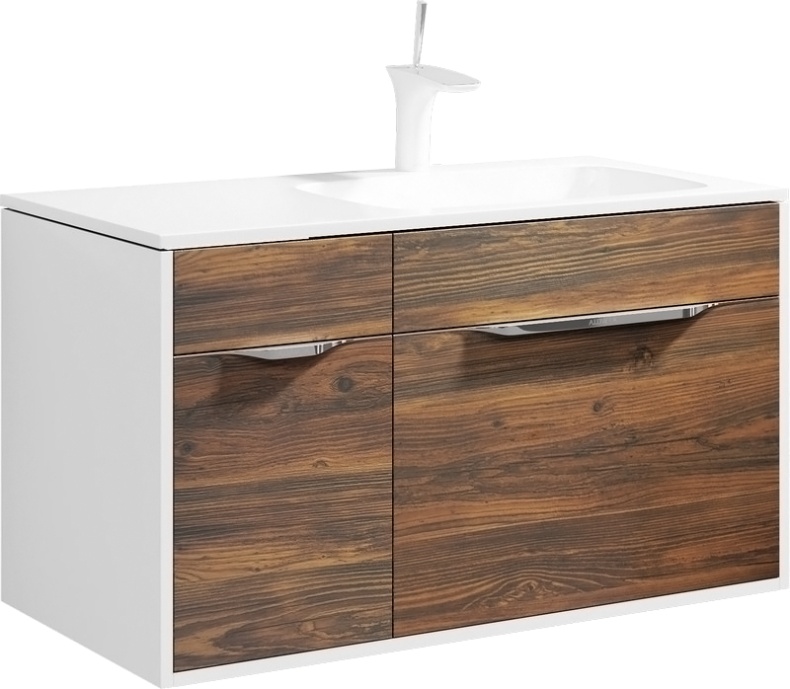 Тумба для комплекта Aqwella 5 stars Malaga 90 R крафт темный Mal.01.09/R/CD - 0