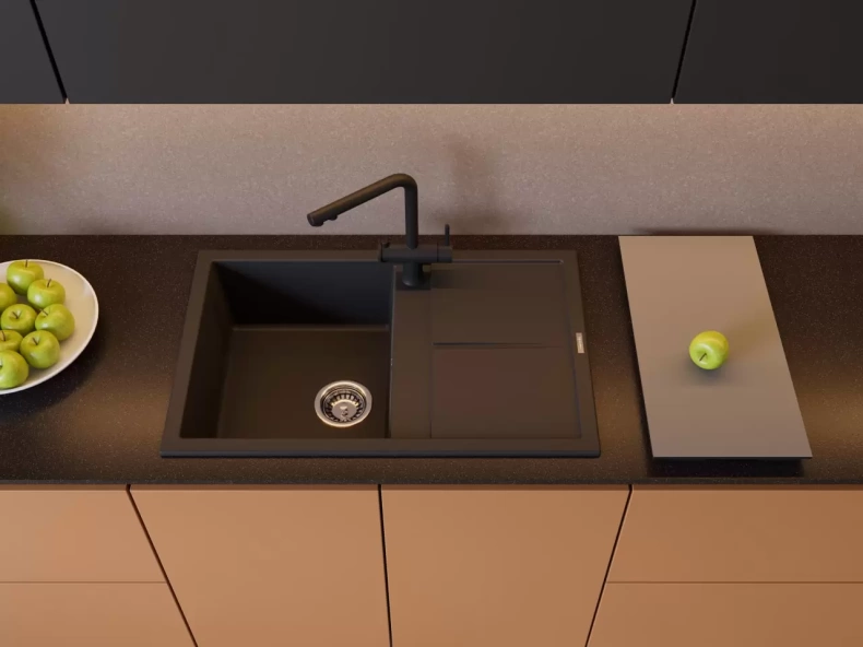Мойка кухонная Omoikiri Sumi Artceramic/графит  4997097 - 2