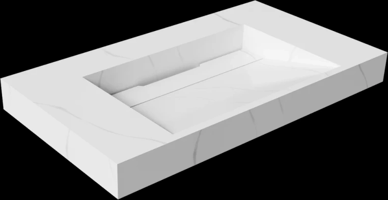 Раковина - столешница Art Flat 80 белый 859-080-CLCT - 0