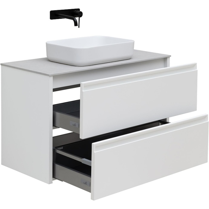 Тумба под раковину Allen Brau Fantasy 100 белый матовый 1.11003.WM - 6