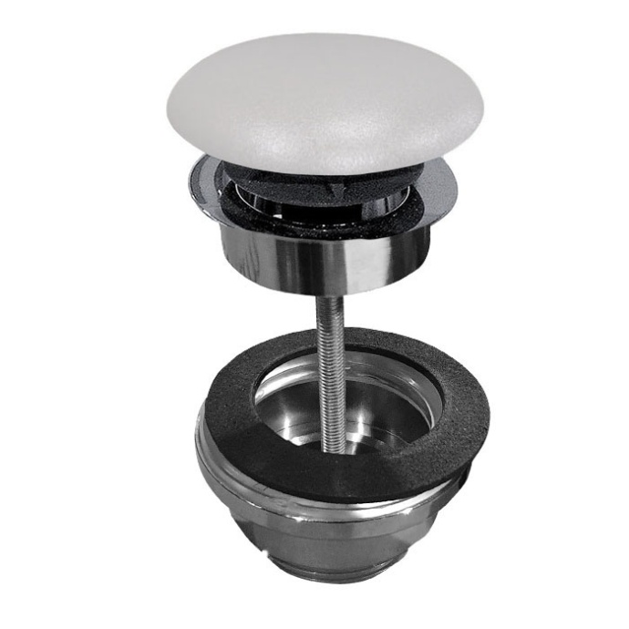 Донный клапан для раковины Kerasan Nolita серый матовый  923359 - 0