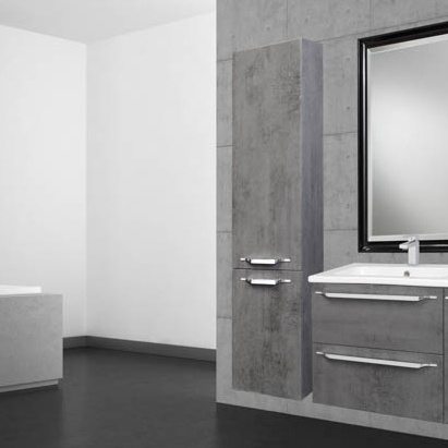 Шкаф-пенал Bellezza Луиджи 35 L серый 4629204182426 - 1