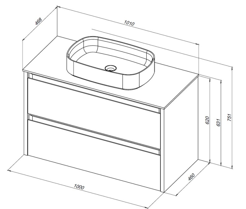 Тумба под раковину Allen Brau Fantasy 100 светло - зеленый матовый 1.11003.PWM - 8