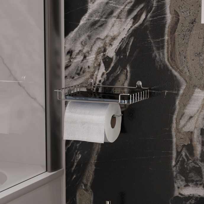 Держатель туалетной бумаги DIWO Смоленск П16544 хром - 2