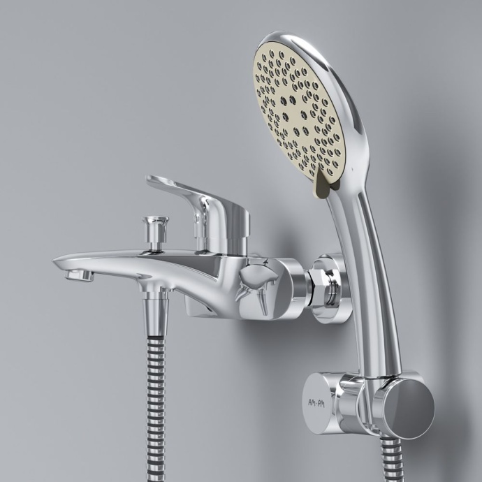 Смеситель AM.PM Like F8015000 для ванны с душем, хром - 4