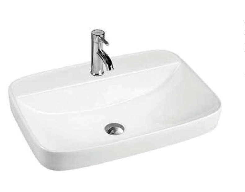 Раковина керамическая полувстраиваемая AM6400 - 0