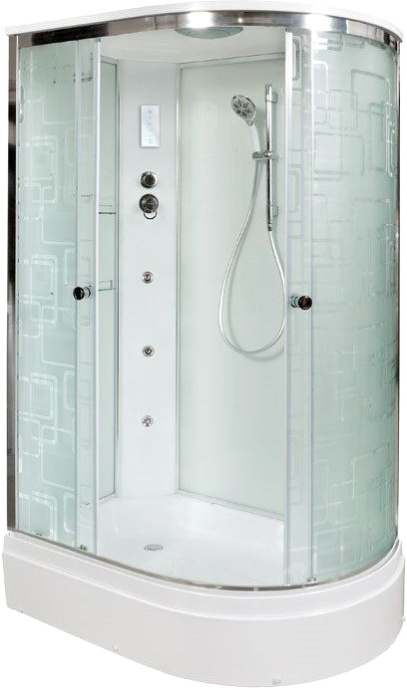 Душевая кабина Deto ЕМ 120х80  EM2712LGM+EL - 0
