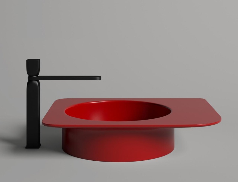 Раковина Salini Ninfea 110521M S-Stone, матовый - 1