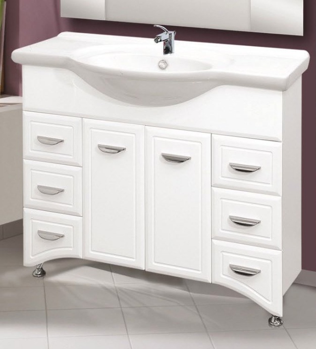 Мебель для ванной Misty Дрея 105 6 ящиков - 1