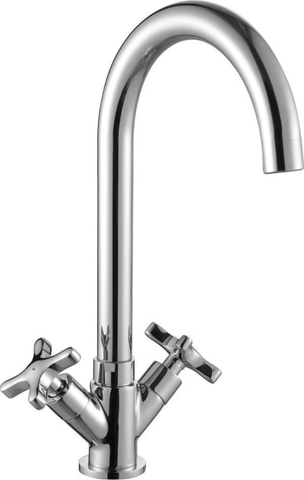 Смеситель для кухонной мойки Rossinka  хром  RS39-72U - 0