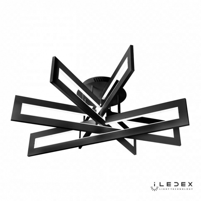 Потолочная люстра iLedex Stalker 9082-R800-X 128W BK - 1