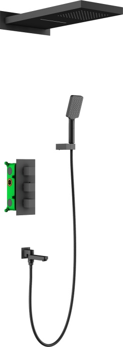 Душевой комплект Timo Petruma SX-5079/03SM черный - 0