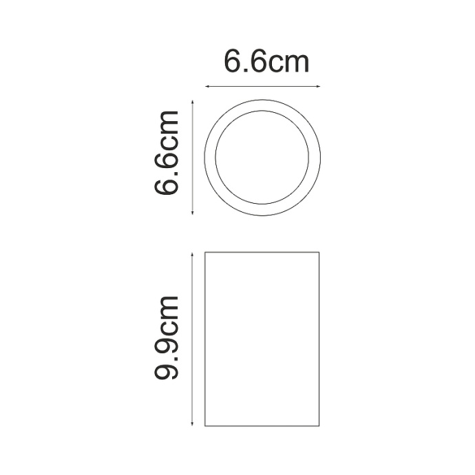 Стакан для зубных щеток WasserKRAFT Never черный K-1828 - 2
