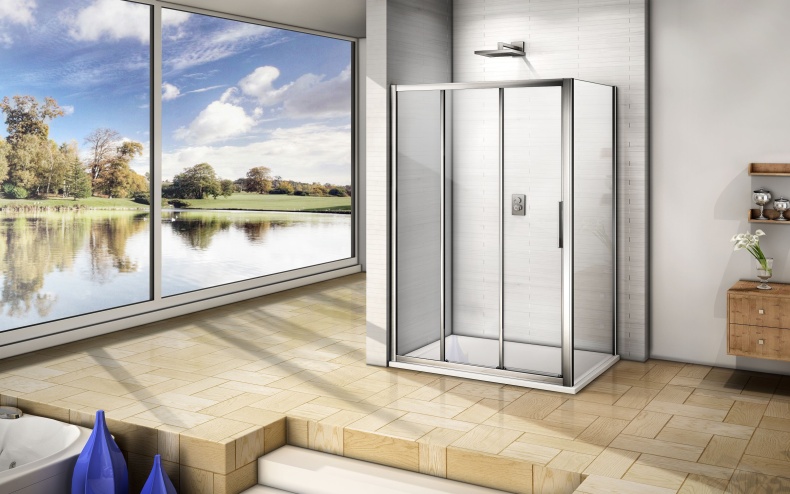 Душевой уголок Good Door Orion WTW+SP-C-CH 140x90 - 2