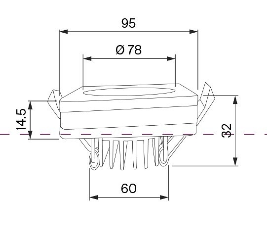 Встраиваемый светильник Maytoni Phanton DL2001-L12B4K - 1