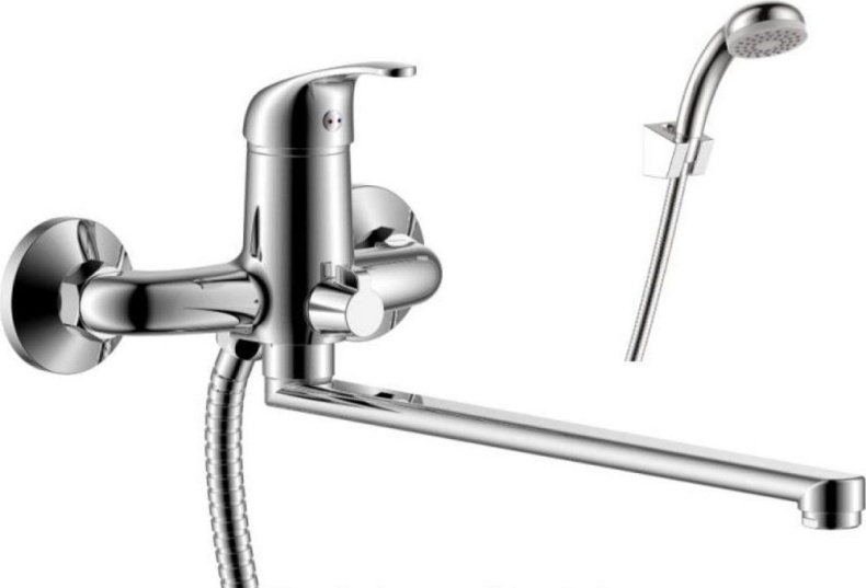 Смеситель для ванны Rossinka  хром  Y35-32 - 0