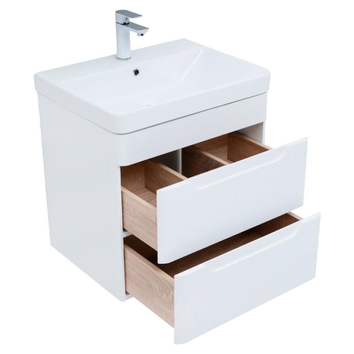 Тумба с раковиной Allen Brau Aquanet София 60 белый глянец 274194 - 6