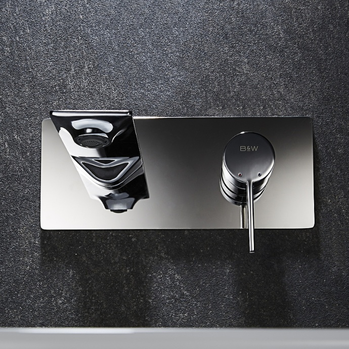 Смеситель для раковины встраиваемый Black&White Universell хром 7120U - 2