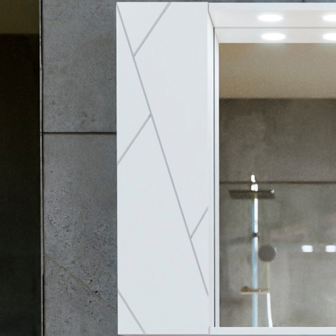 Подвесной шкаф Бриклаер Кристалл 20 белый  4627125416040 - 0