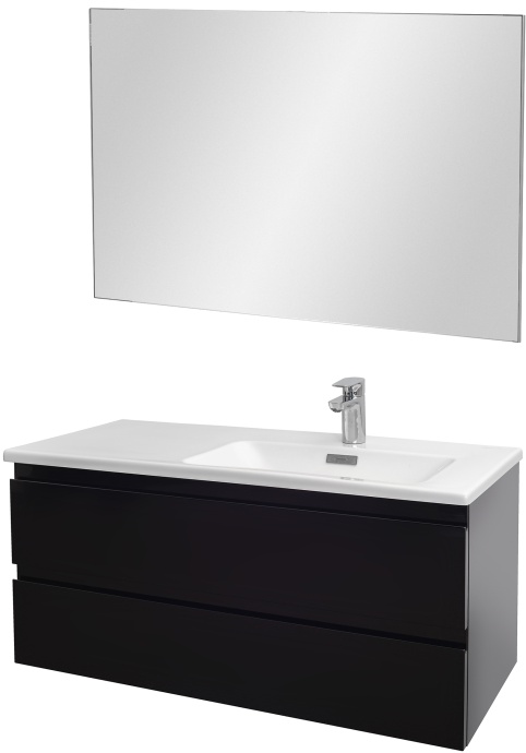 Тумба для комплекта Jacob Delafon Madeleine EB2055-J52 R черный блестящий - 1